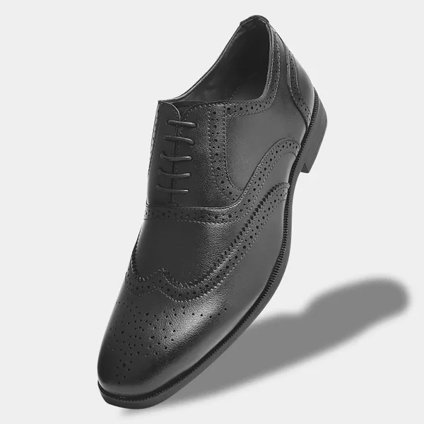Rosetto_Romero_Alpha_Refined_Craftsmanship_Black_Lace-Up_Brogue_Shoes_For_Men