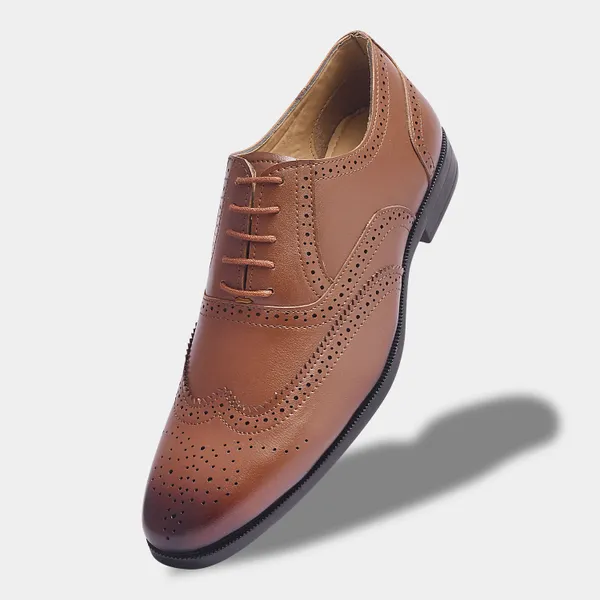 Rosetto_Romero_Alpha_Refined_Craftsmanship_Tan_Lace-Up_Brogue_Shoes_For_Men