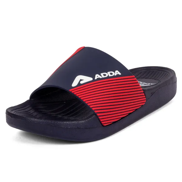 Navy_&_Red_Lightweight_Trendy_Design_EVA_Stripes_Slide_For_Men