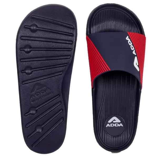 Navy_&_Red_Lightweight_Trendy_Design_EVA_Stripes_Slide_For_Men