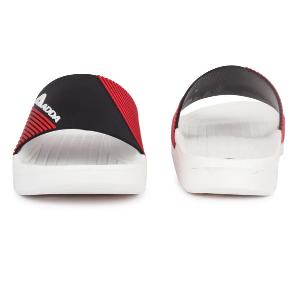 White_&_Black_Lightweight_Trendy_Design_EVA_Stripes_Slide_For_Men