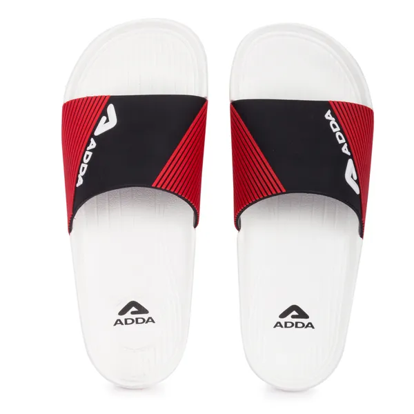 White_&_Black_Lightweight_Trendy_Design_EVA_Stripes_Slide_For_Men