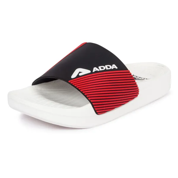 White_&_Black_Lightweight_Trendy_Design_EVA_Stripes_Slide_For_Men