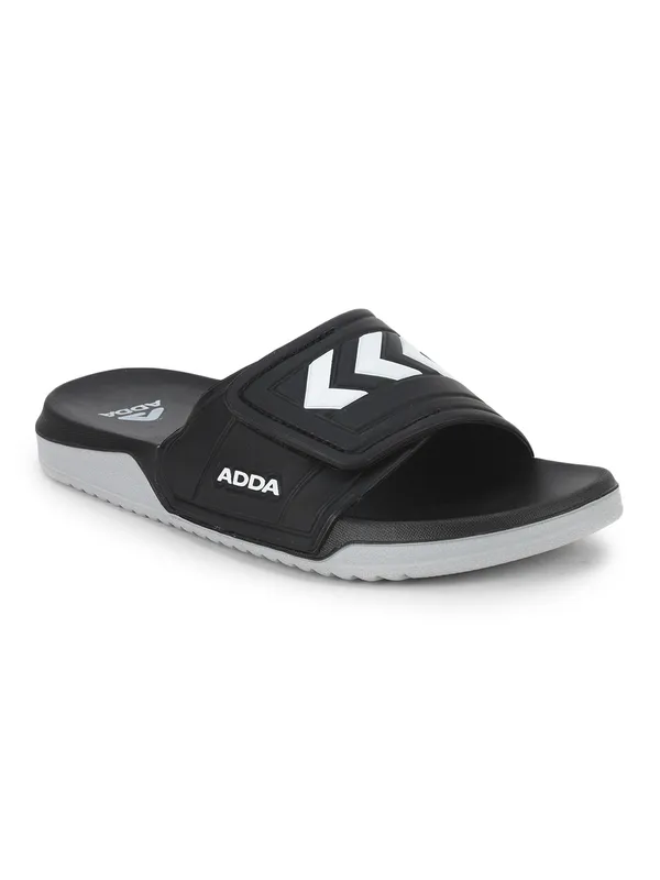 Black_Lightweight_Trendy_Design_EVA_Colour-Block_Slide_For_Men