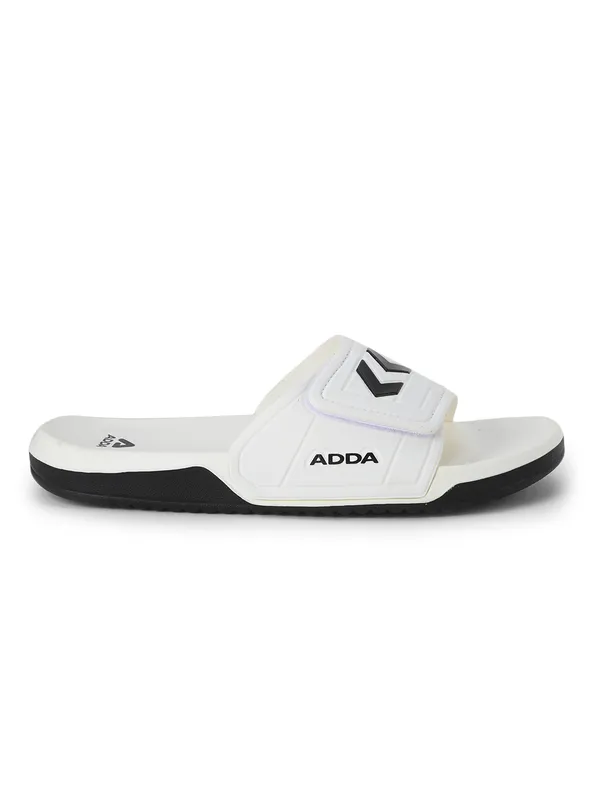 White_Lightweight_Trendy_Design_EVA_Colour-Block_Slide_For_Men