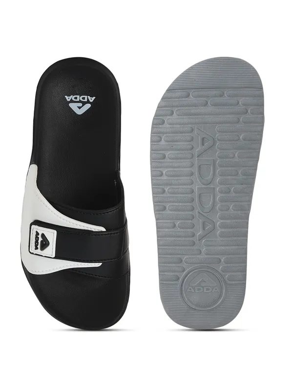 Black_&_White_Lightweight_Trendy_Design_EVA_Colour-Block_Slide_For_Men