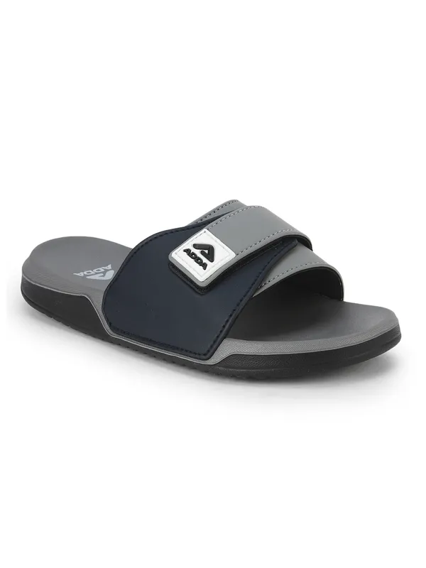 Grey_&_Navy_Lightweight_Trendy_Design_EVA_Colour-Block_Slide_For_Men