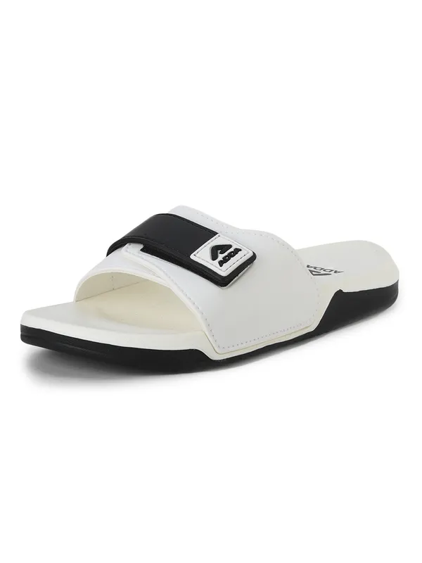 White_Lightweight_Trendy_Design_EVA_Colour-Block_Slide_For_Men