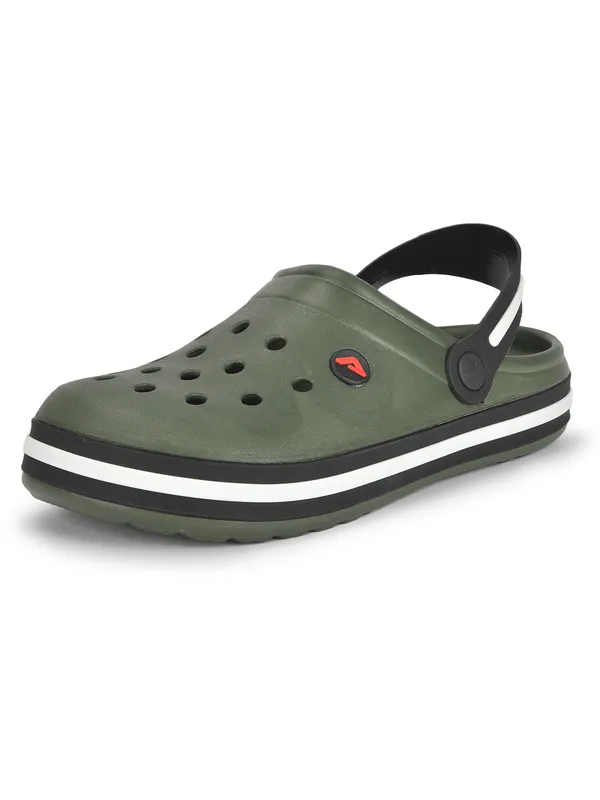 Olive_Lightweight_Trendy_Design_EVA_Solid_Clogs_For_Men