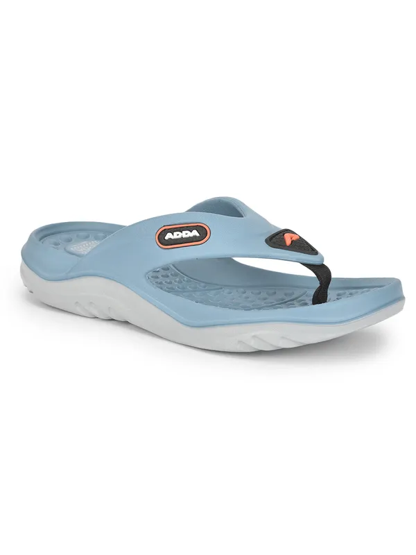 Blue_Lightweight_Trendy_Design_EVA_Solid_Thong_Flip-Flop_For_Men