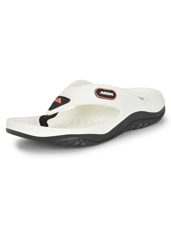 White_Lightweight_Trendy_Design_EVA_Solid_Thong_Flip-Flop_For_Men