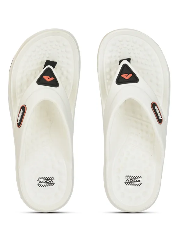 White_Lightweight_Trendy_Design_EVA_Solid_Thong_Flip-Flop_For_Men