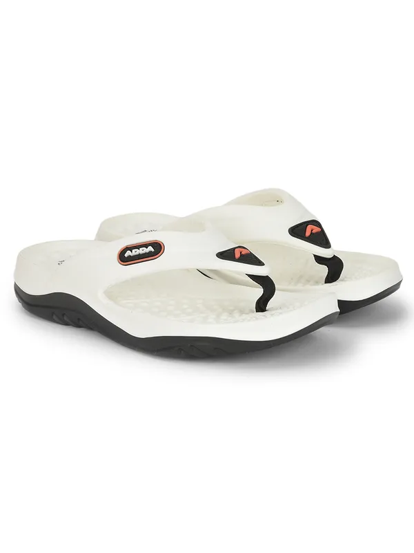 White_Lightweight_Trendy_Design_EVA_Solid_Thong_Flip-Flop_For_Men