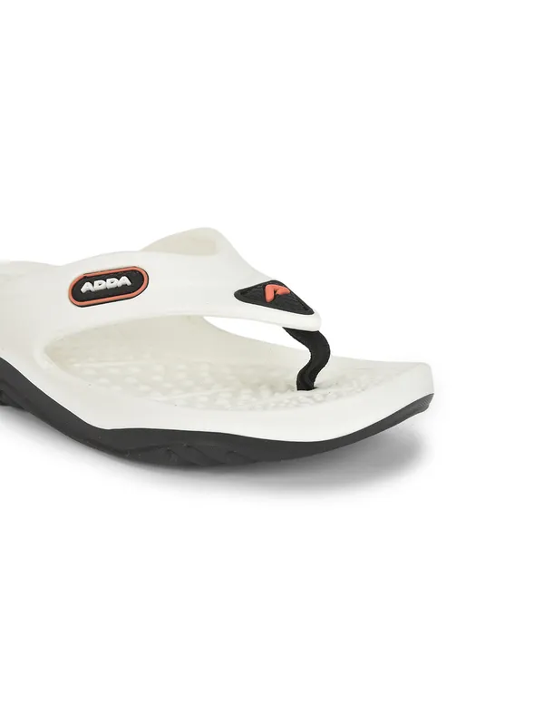 White_Lightweight_Trendy_Design_EVA_Solid_Thong_Flip-Flop_For_Men