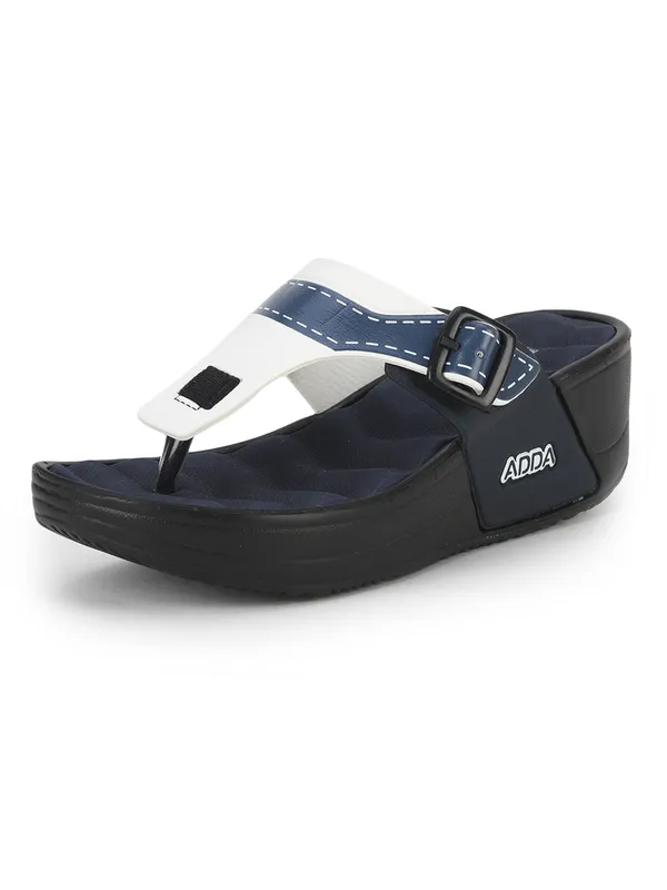 Navy_Lightweight_Trendy_Design_EVA_Solid_Wedges_For_Women