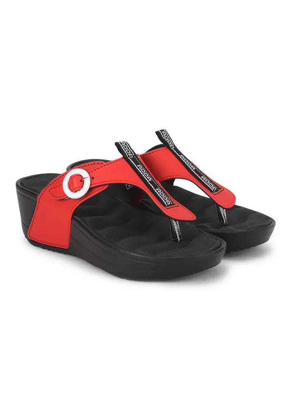 Black_&_Red_Lightweight_Trendy_Design_EVA_Solid_Wedges_For_Women