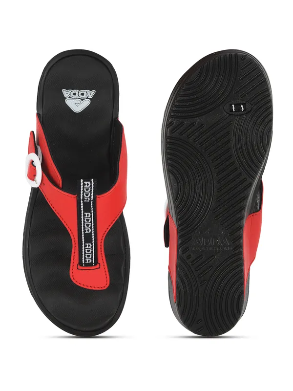 Black_&_Red_Lightweight_Trendy_Design_EVA_Solid_Wedges_For_Women