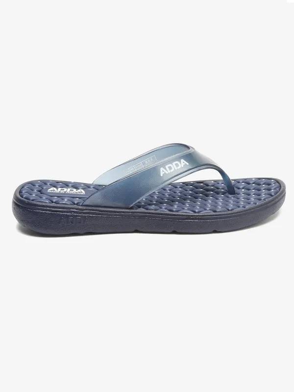 Navy_Lightweight_Trendy_Design_EVA_Solid_Thong_Flip-Flop_For_Women