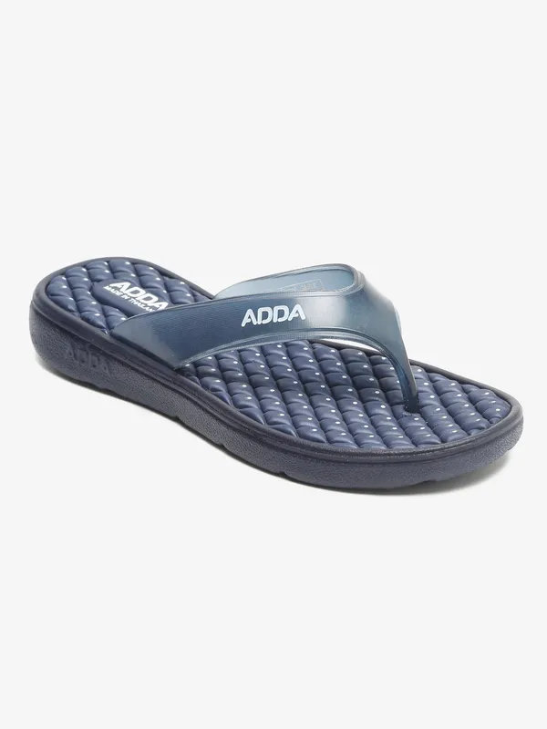 Navy_Lightweight_Trendy_Design_EVA_Solid_Thong_Flip-Flop_For_Women