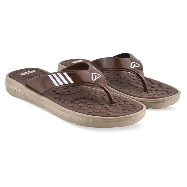 Brown_&_Beige_Lightweight_Trendy_Design_EVA_Solid_Thong_Flip-Flop_For_Women