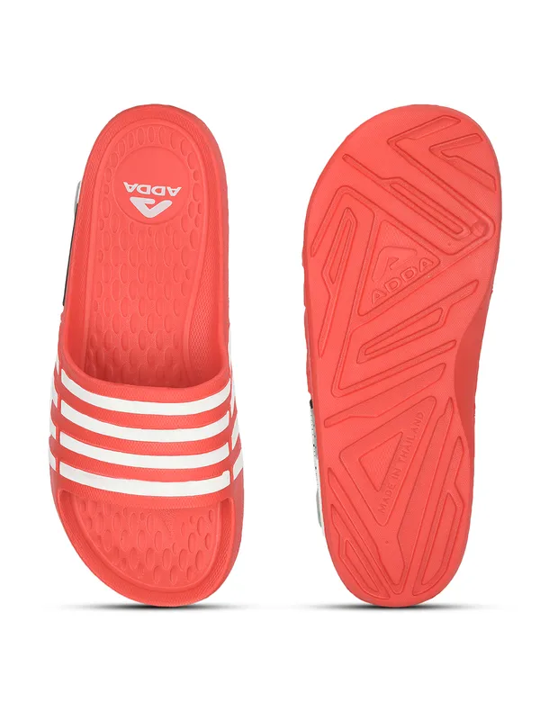 Red_Lightweight_Trendy_Design_EVA_Stripes_Slide_For_Men