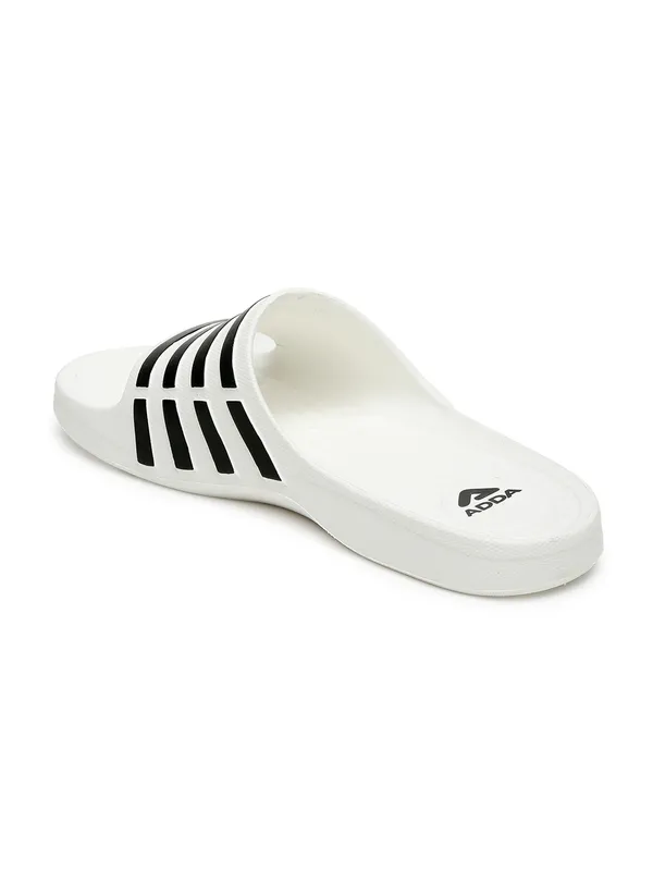 White_Lightweight_Trendy_Design_EVA_Stripes_Slide_For_Men