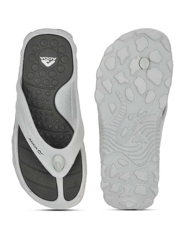 Grey_Lightweight_Trendy_Design_EVA_Thong_Flip-Flop_For_Men