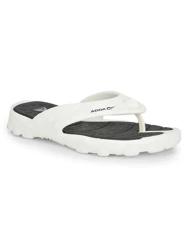 White_&_Black_Lightweight_Trendy_Design_EVA_Thong_Flip-Flop_For_Men