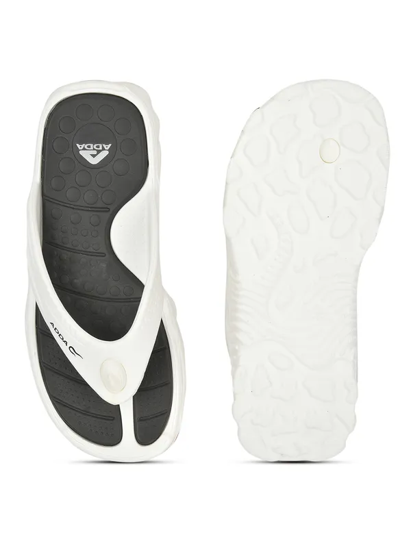 White_&_Black_Lightweight_Trendy_Design_EVA_Thong_Flip-Flop_For_Men