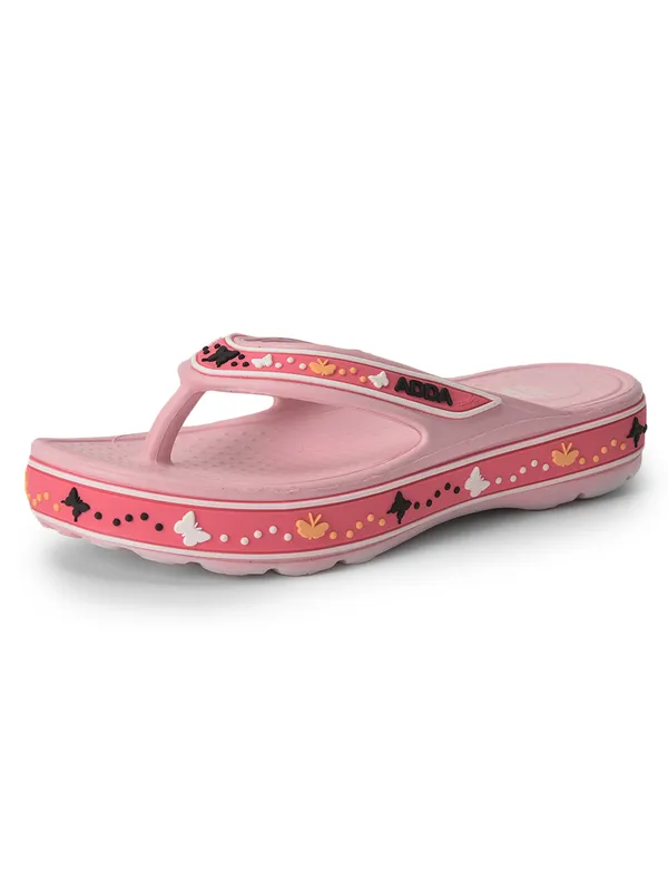Pink_Lightweight_Trendy_Design_EVA_Geometric_Thong_Flip-Flop_For_Women