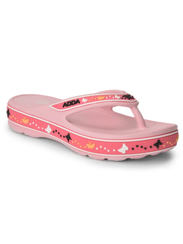 Pink_Lightweight_Trendy_Design_EVA_Geometric_Thong_Flip-Flop_For_Women
