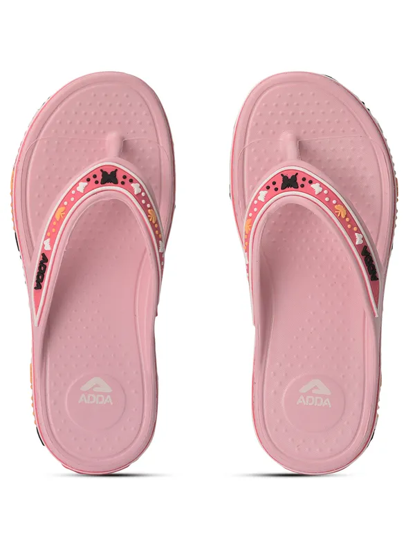 Pink_Lightweight_Trendy_Design_EVA_Geometric_Thong_Flip-Flop_For_Women