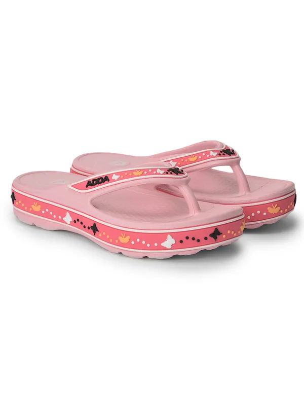 Pink_Lightweight_Trendy_Design_EVA_Geometric_Thong_Flip-Flop_For_Women