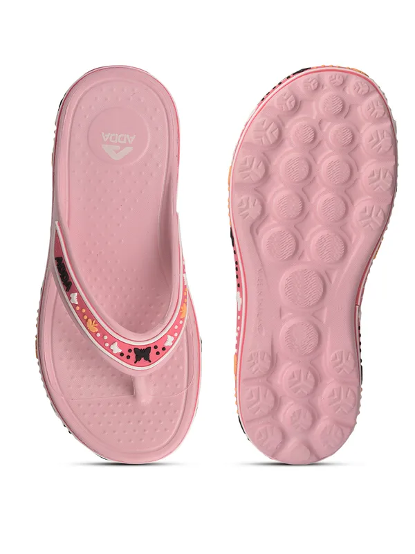 Pink_Lightweight_Trendy_Design_EVA_Geometric_Thong_Flip-Flop_For_Women