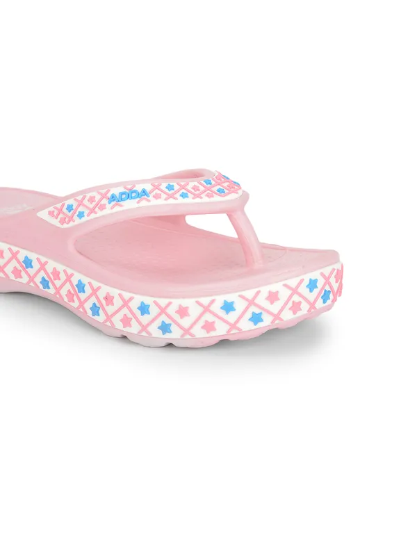 Pink_Lightweight_Trendy_Design_EVA_Geometric_Thong_Flip-Flop_For_Women