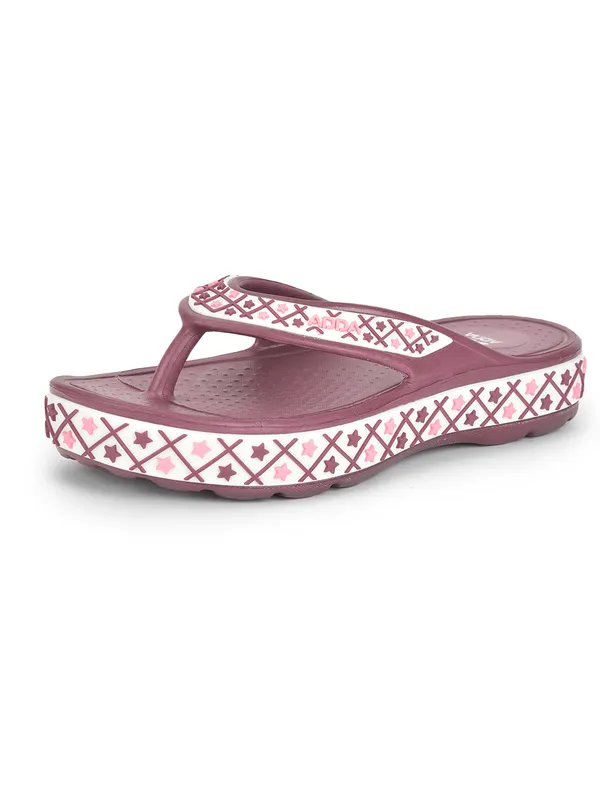 Purple_Lightweight_Trendy_Design_EVA_Geometric_Thong_Flip-Flop_For_Women