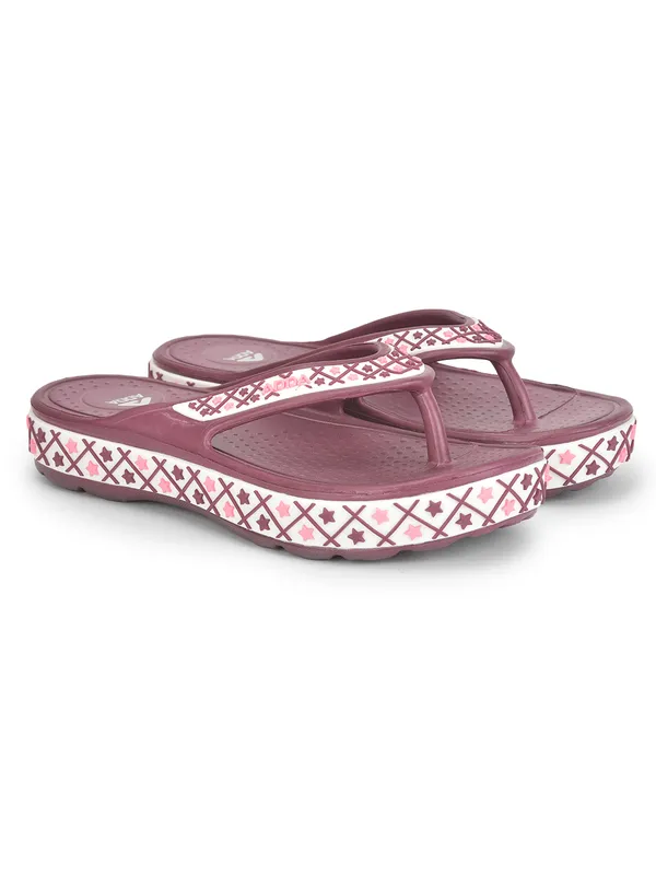 Purple_Lightweight_Trendy_Design_EVA_Geometric_Thong_Flip-Flop_For_Women