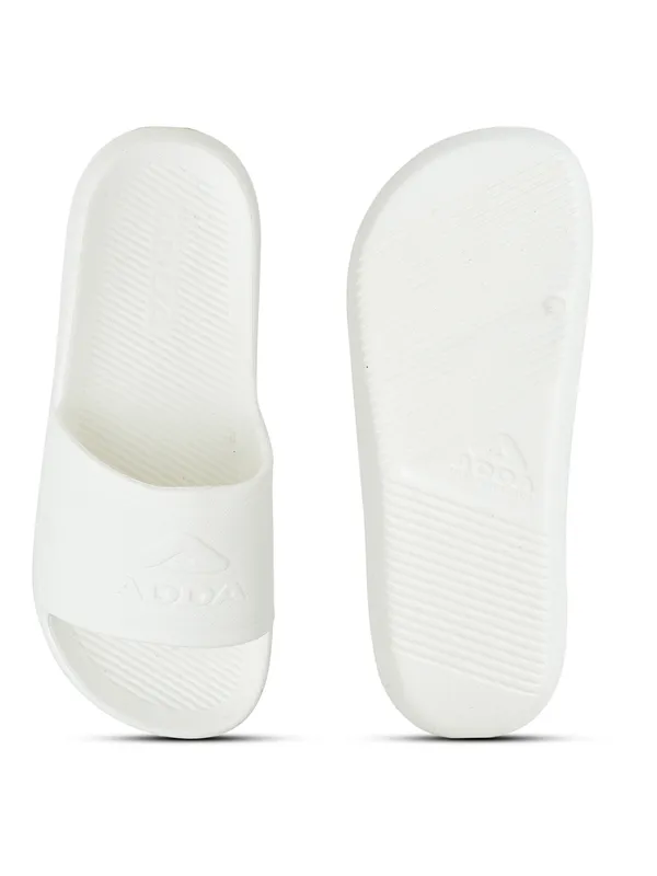 White_Lightweight_Trendy_Design_EVA_Solid_Slide_For_Men