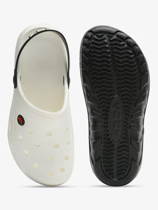 White_Lightweight_Trendy_Design_EVA_Solid_Clogs_For_Men