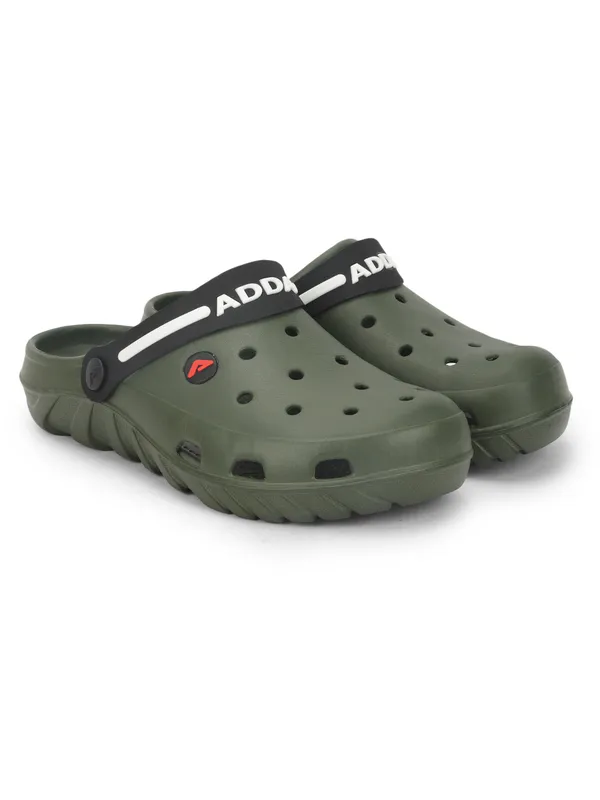 Olive_Lightweight_Trendy_Design_EVA_Solid_Clogs_For_Men