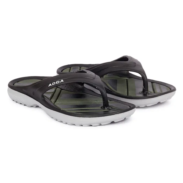Black_&_Olive_Lightweight_Trendy_Design_EVA_Colour-Block_Thong_Flip-Flop_For_Men