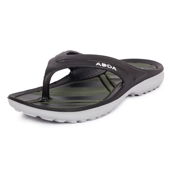 Black_&_Olive_Lightweight_Trendy_Design_EVA_Colour-Block_Thong_Flip-Flop_For_Men