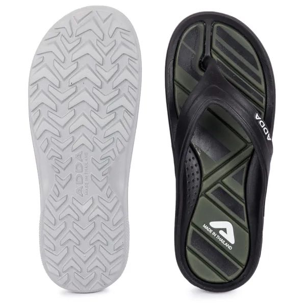 Black_&_Olive_Lightweight_Trendy_Design_EVA_Colour-Block_Thong_Flip-Flop_For_Men