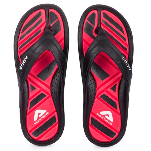 Black_&_Red_Lightweight_Trendy_Design_EVA_Colour-Block_Thong_Flip-Flop_For_Men