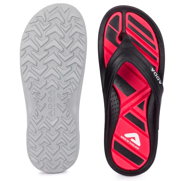 Black_&_Red_Lightweight_Trendy_Design_EVA_Colour-Block_Thong_Flip-Flop_For_Men