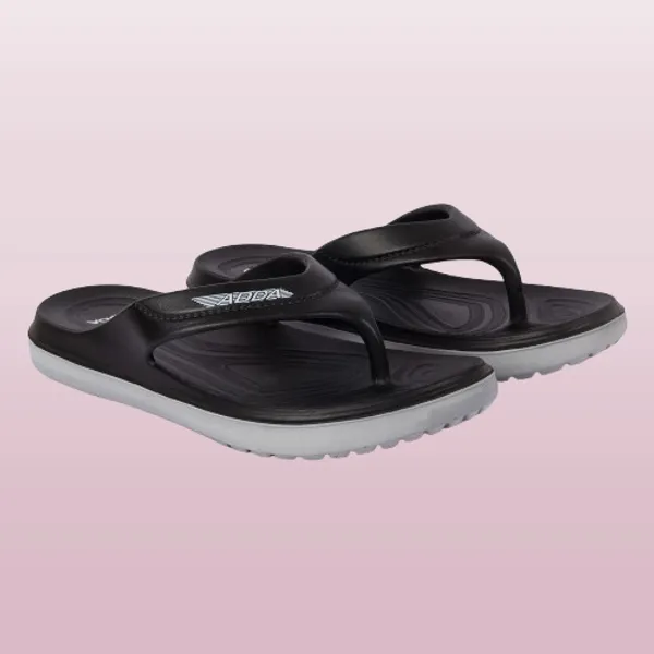 Black_&_Light_Grey_Lightweight_Trendy_Design_EVA_Solid_Thong_Flip-Flop_For_Men