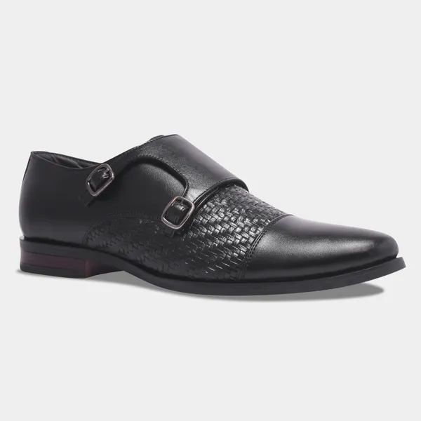 Rosetto_Romero_Steel_Polished_&_Black_Bold_Double_Monk_Strap_For
