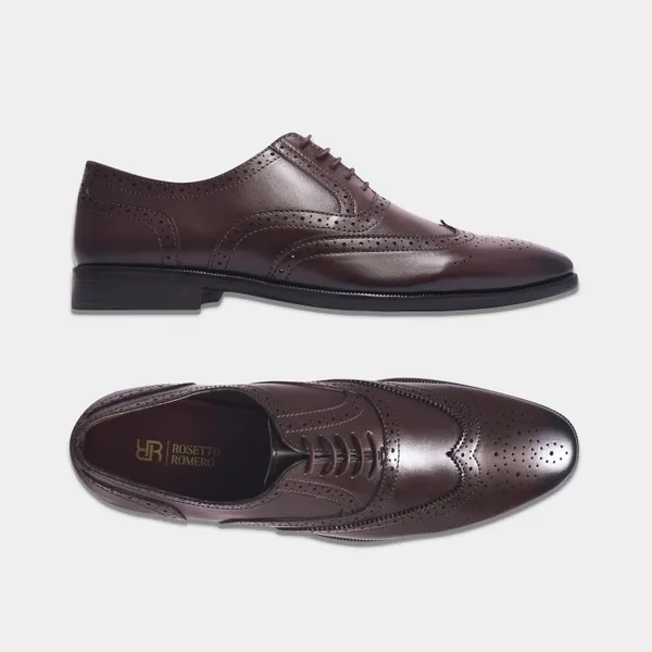Rosetto_Romero_Alpha_Refined_Craftsmanship_Brown_Lace-Up_Brogue_Shoes_For_Men