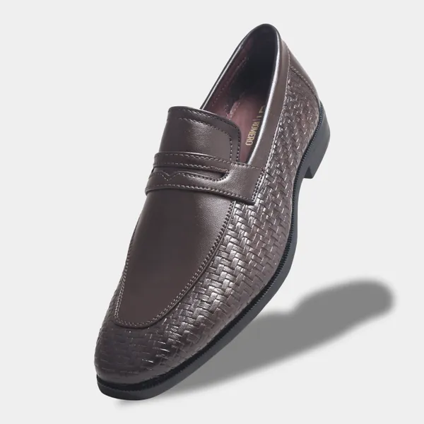 Rosetto_Romero_Vanguard_Premium_Woven_Brown_Penny_Loafers_For_Men