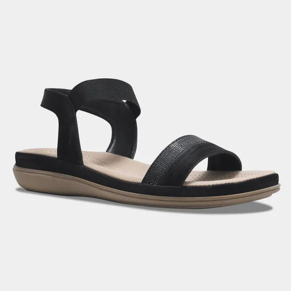 Peek_Pure_Black_High-Quality_Women_Sandal